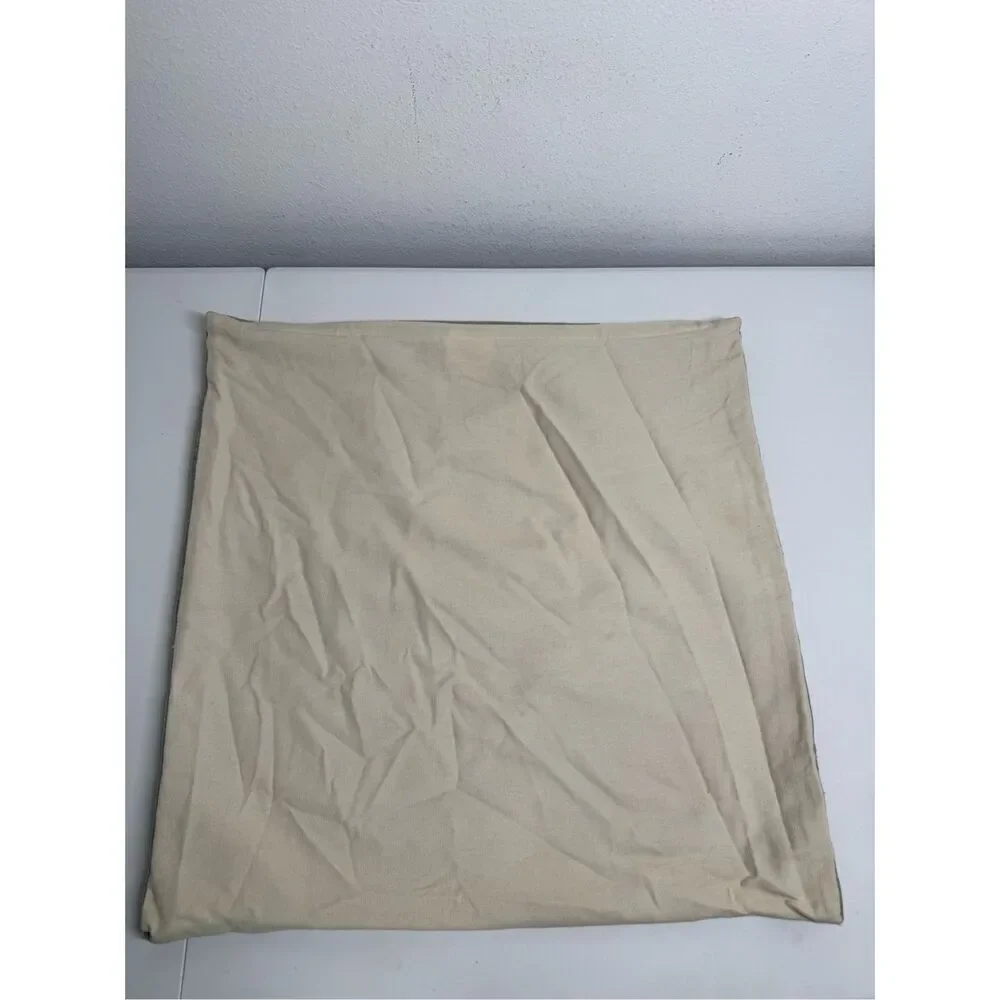 ERICA MEDALLION' Pillow Cover NATURAL & LIGHT BROWN 23” X 23”